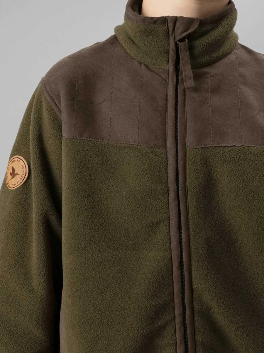 50% OFF SEELAND Bolt Junior Fleece Jacket - Kids - Pine Green Melange - Age: 8 Years
