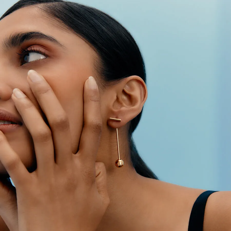 Bar Ear Jacket Earrings