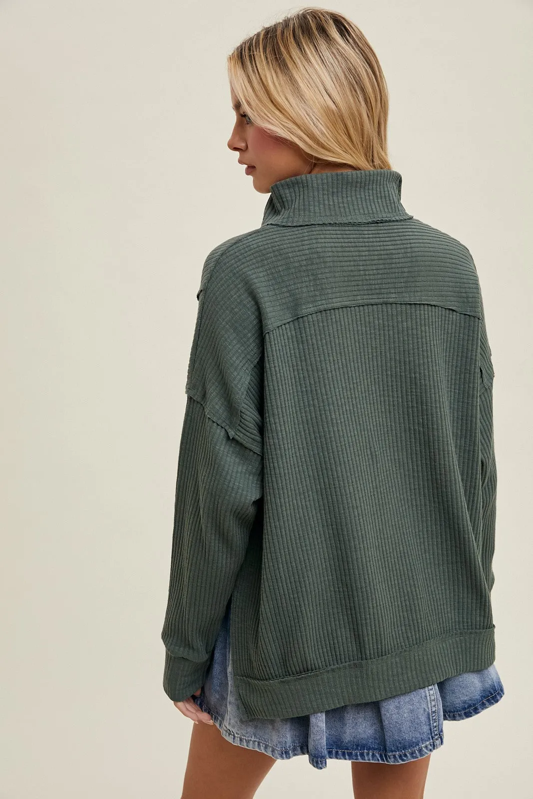 Caiti Half Zip Knit Pullover