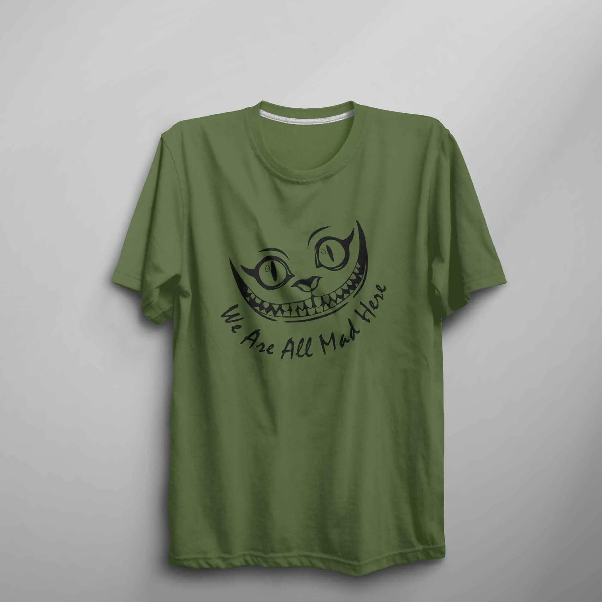 Cheshire Cat 'We Are All Mad Here' Unisex T Shirt