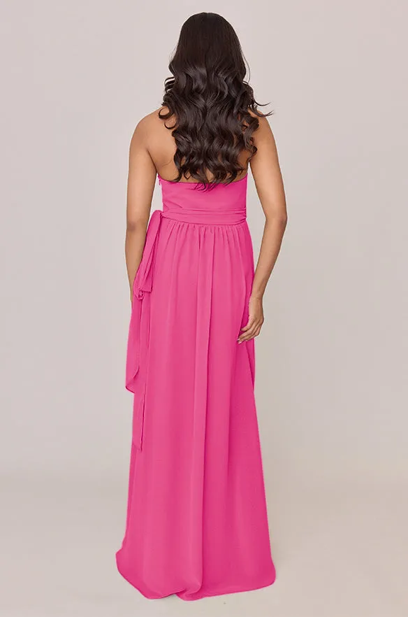 Hannah Chiffon Faux Wrap Dress | Made To Order