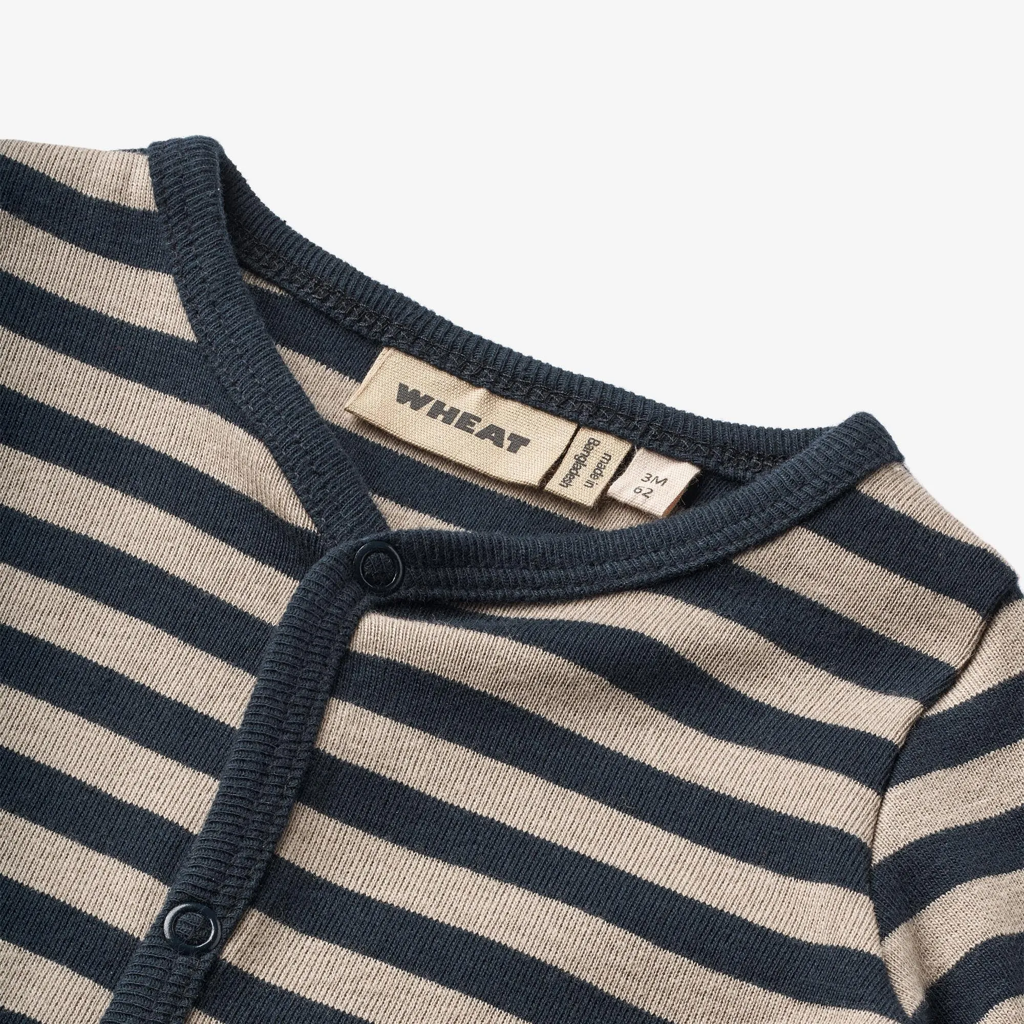 Jumpsuit L/S Bendji - navy stripe