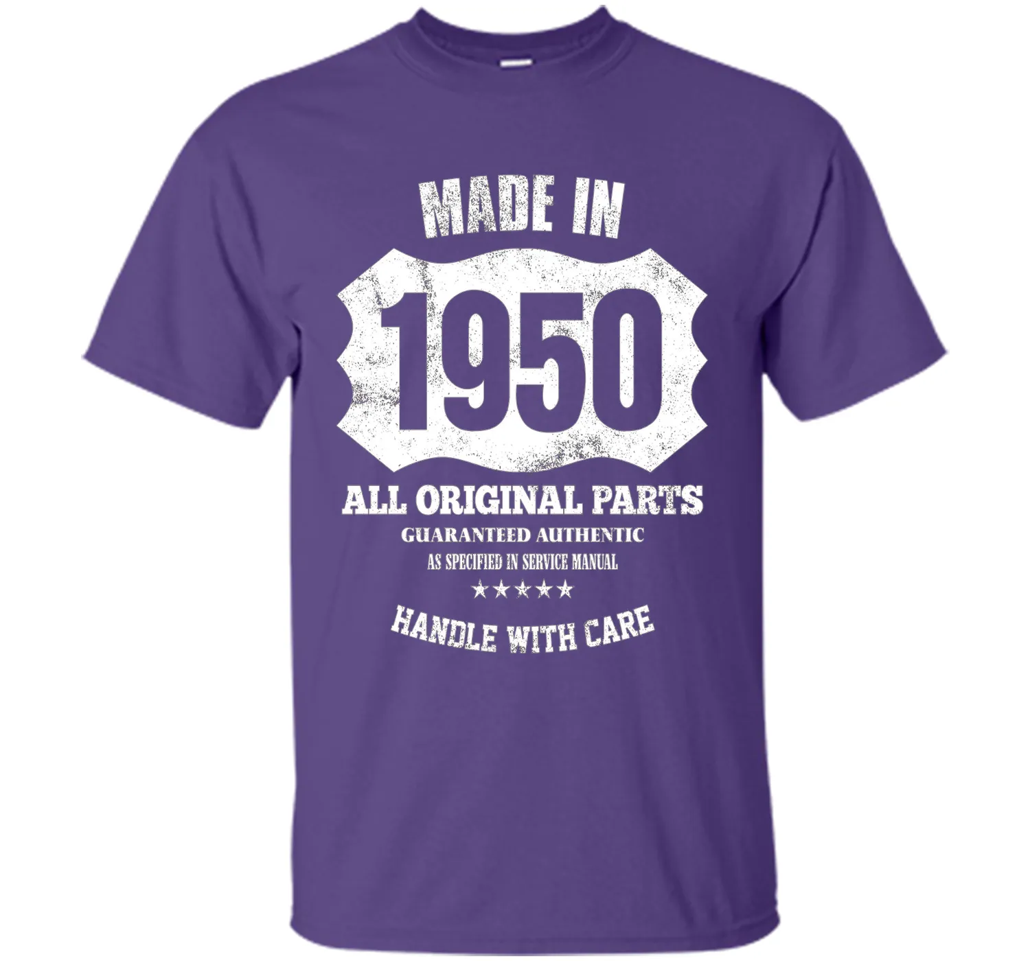 Made 1950 Original Parts 67th Birthday 67 Years Old T-Shirt