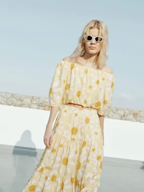 Off Shoulder Cropped Top
